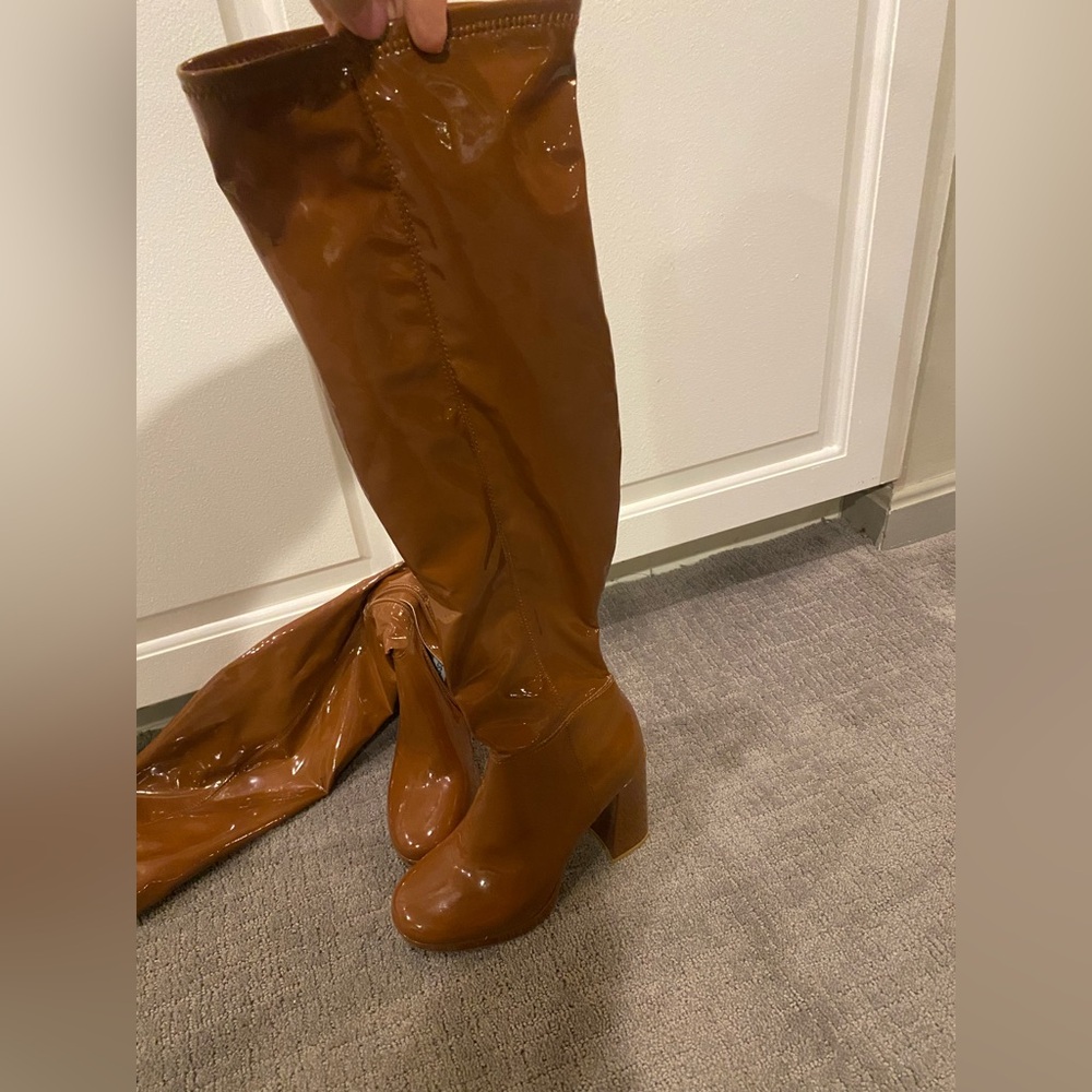 Brown Knee-High Women's Boots